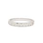 18K White Gold 0.56ct Diamond Ring VVS2-VS1 Size 8.75