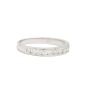 18K White Gold 0.56ct Diamond Ring VVS2-VS1 Size 8.75