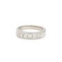 19K White Gold 0.80ct Princess Cut Diamond Ring Size 6 SI1-SI2 Clarity