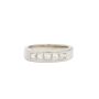 19K White Gold 0.80ct Princess Cut Diamond Ring Size 6 SI1-SI2 Clarity