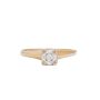 14K Gold 0.41ct Round Brilliant Cut Solitaire VS1 Diamond Ring Size 7.25