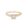 14K Gold 0.41ct Round Brilliant Cut Solitaire VS1 Diamond Ring Size 7.25