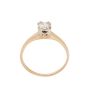 14K Gold 0.41ct Round Brilliant Cut Solitaire VS1 Diamond Ring Size 7.25