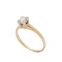 14K Gold 0.41ct Round Brilliant Cut Solitaire VS1 Diamond Ring Size 7.25