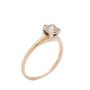 14K Gold 0.41ct Round Brilliant Cut Solitaire VS1 Diamond Ring Size 7.25