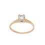 14K Gold 0.41ct Round Brilliant Cut Solitaire VS1 Diamond Ring Size 7.25