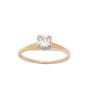 14K Gold 0.41ct Round Brilliant Cut Solitaire VS1 Diamond Ring Size 7.25