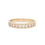 14K Yellow Gold Diamond Channel Set Band 0.50 Carat Total Diamond Weight Size 6.75