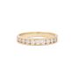 14K Yellow Gold Diamond Channel Set Band 0.50 Carat Total Diamond Weight Size 6.75