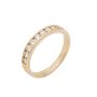 14K Yellow Gold Diamond Channel Set Band 0.50 Carat Total Diamond Weight Size 6.75