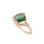 10K Yellow Gold Green Tourmaline Ring – 1.25 Carat, Size 6