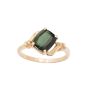 10K Yellow Gold Green Tourmaline Ring – 1.25 Carat, Size 6