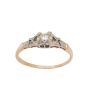 14K Yellow and 18K White Gold Diamond Ring – 0.125 Carat SI1 Clarity, Size 7