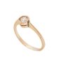 14K Yellow Gold Child's Ring with Diamond – 0.10 Carat VS1 Clarity Size 2