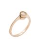 14K Yellow Gold Child's Ring with Diamond – 0.10 Carat VS1 Clarity Size 2