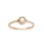 14K Yellow Gold Child's Ring with Diamond – 0.10 Carat VS1 Clarity Size 2