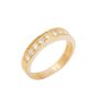 14K Yellow Gold Diamond Band – 0.33 Carat Total Weight Size 5