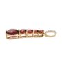 10K Yellow Gold Garnet and Diamond Pendant – 1.94 Carat Total Weight