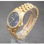 Rolex Day-Date President 18238 Blue Dial 18K Gold Double Quickset Mens Watch 