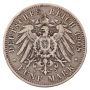 1908 A Germany Prussia 5 Mark silver coin 