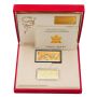 2000 Canada Heart of the Dragon 18K Gold Stamp & Postcard Set 15.37 grams