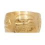 Philip Janze 18K Gold Northwest Coast Indigenous Cuff Bracelet 48.46 grams