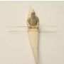 Inuit carving Eskimo Hunter Kayak Circa:1890 