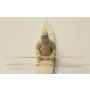 Inuit carving Eskimo Hunter Kayak Circa:1890 