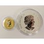 2010 Canada Piedfort 1/5 oz Gold & 1oz Silver 2x Coin Maple Leaf Mint Set