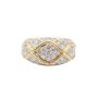 18 kt Yellow Gold ring with 2.02 tcw diamonds