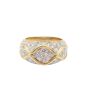 18 kt Yellow Gold ring with 2.02 tcw diamonds