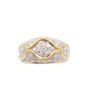 18 kt Yellow Gold ring with 2.02 tcw diamonds