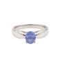 1.22ct Sapphire Platinum Ladies ring Size-8 