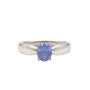 1.22ct Sapphire Platinum Ladies ring Size-8 