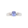 1.22ct Sapphire Platinum Ladies ring Size-8 