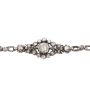 c1850 silver and 14K yg Diamond Bracelet 7.25 inches 