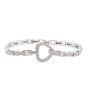 14K wg Bracelet 0.99 carats in 81x full cut Diamonds 16.3g 6.75 inches