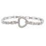 14K wg Bracelet 0.99 carats in 81x full cut Diamonds 16.3g 6.75 inches