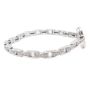 14K wg Bracelet 0.99 carats in 81x full cut Diamonds 16.3g 6.75 inches