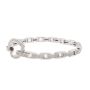 14K wg Bracelet 0.99 carats in 81x full cut Diamonds 16.3g 6.75 inches