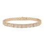 2.22 cts tcw Diamond Bracelet VS-1 VS-2 G/H 11.2g 14K yg 6-inch with appraisal $9,200.00