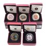 5x 2007 to 2016 Canada 50c Holiday Lenticular Coins RCM Christmas Theme coins