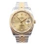 Rolex Oyster Perpetual Datejust 116233 Champagne Diamond Dial 18K Jubilee Watch