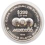 1986 Mexico $200 Peso Copa Mundial De Futbol 2 oz Silver Coin Proof