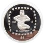 1996 Mexico $5 El Luchador 1 oz Silver Coin Proof