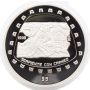 1998 Mexico $5 Peso Serpiente con Craneo 1 oz Silver Coin Proof