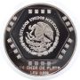 1994 Mexico $1 peso Chaac Mool 1/4 oz Silver Bullion Coin Proof