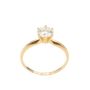 1.07ct VS1 M solitaire Diamond ring 18K yg with appraisal $9,000. Size-8