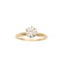 1.07ct VS1 M solitaire Diamond ring 18K yg with appraisal $9,000. Size-8