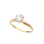 1.07ct VS1 M solitaire Diamond ring 18K yg with appraisal $9,000. Size-8